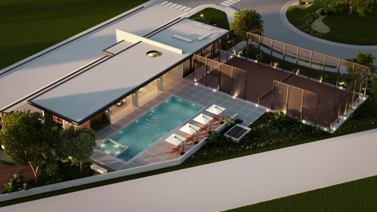 SIERRA BOSQUE - VENTA DE TERRENOS EN ZAPOPAN vista aerea casa club