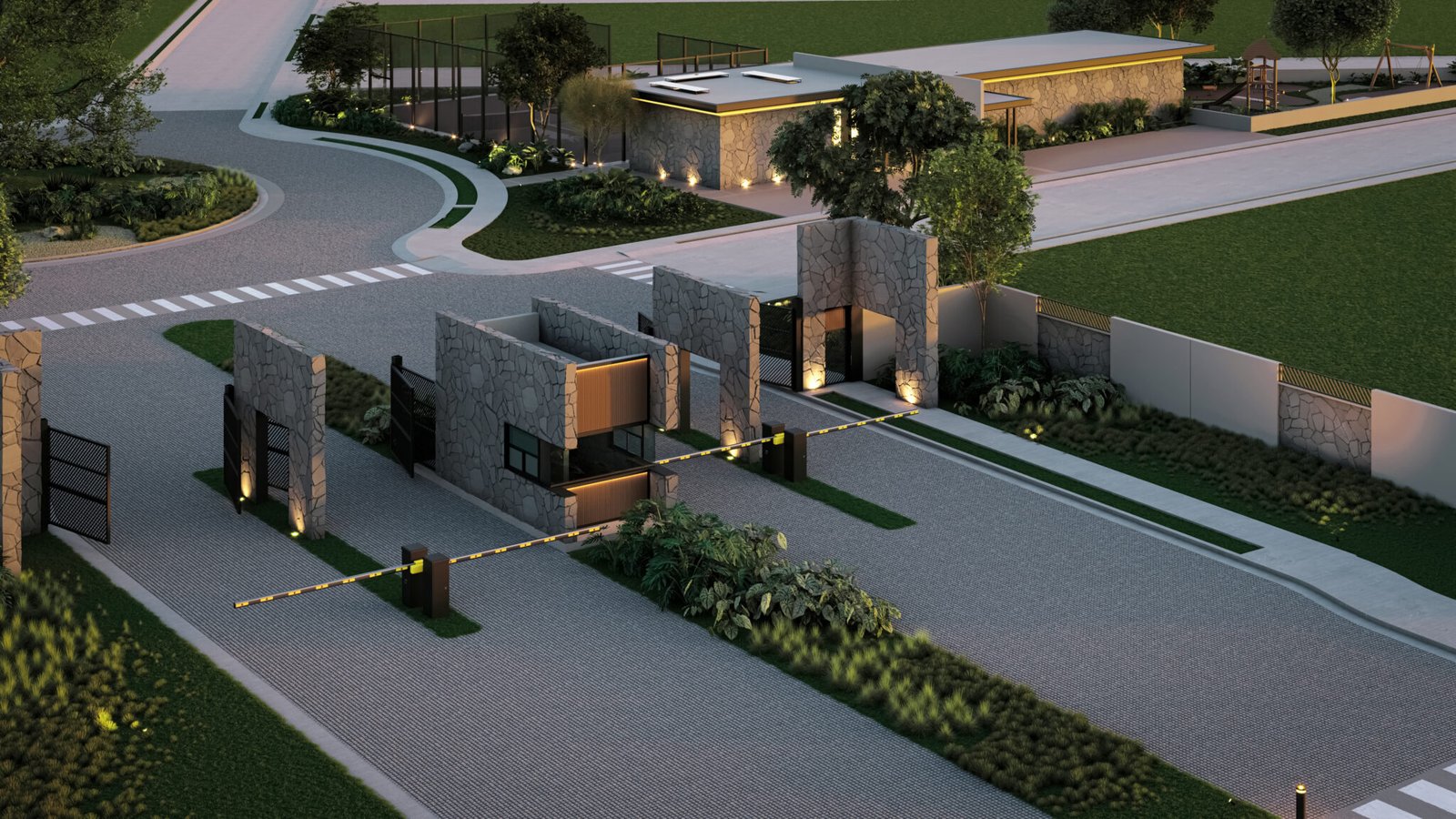 INICIO vista aerea ingreso a coto